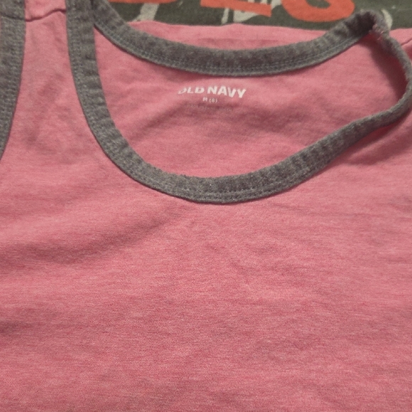 Old Navy Pink and Gray Tank Tops Set - Picture 2 of 3